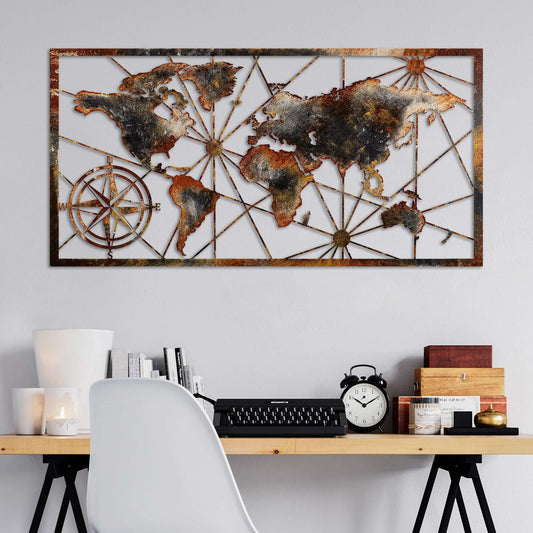 7 Rustic Metal Wall Art for a Warm and Inviting Home