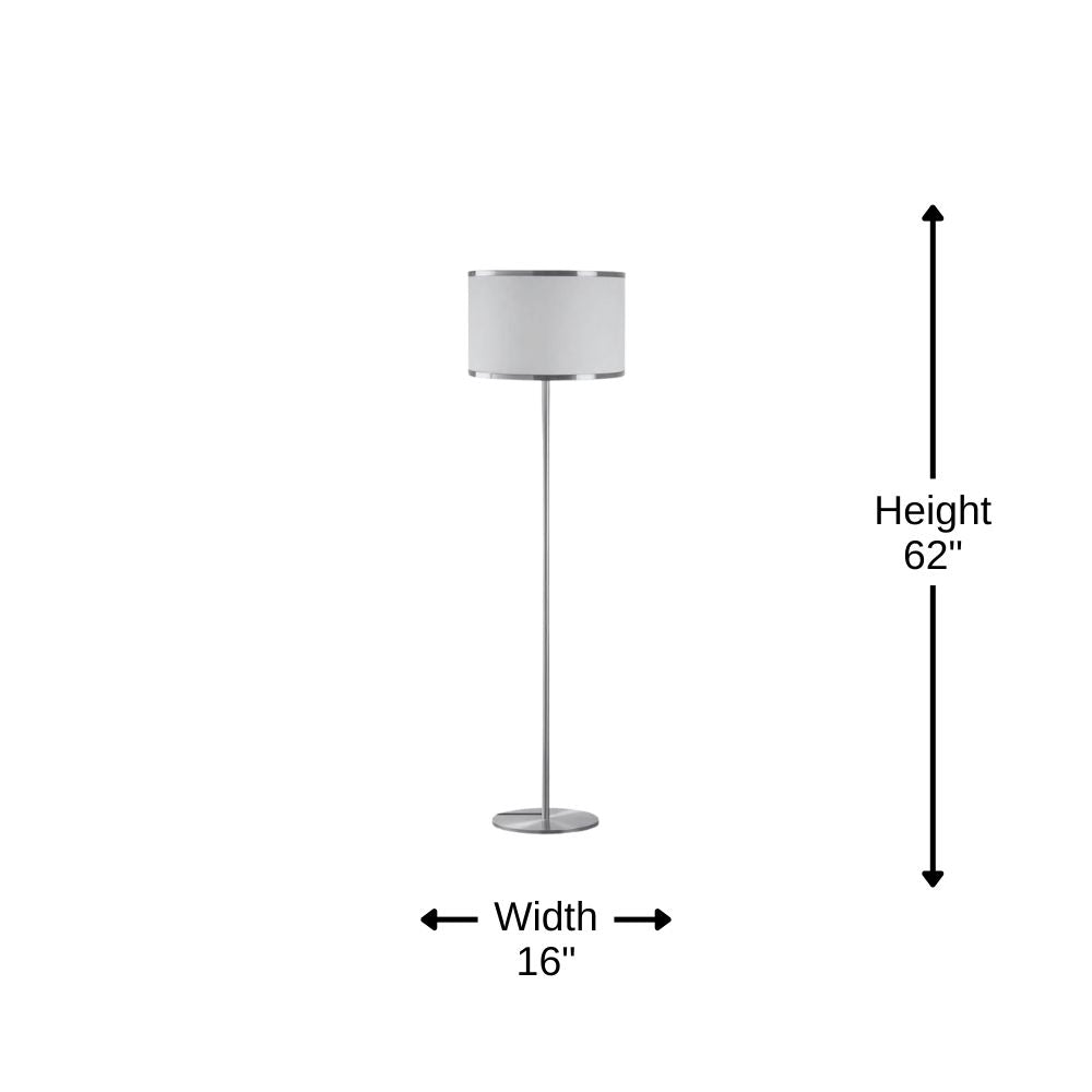 Aura Linen Floor Lamp