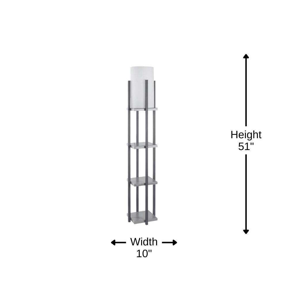 Tower Glow Shelf Floor Lamp