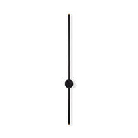 Minimalist Line Sconce Black