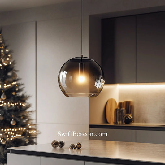How-To-Decorate-Pendant-Lights-for-Christmas SwiftBeacon