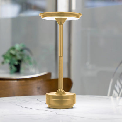 Gold Rechargeable Touch Table Lamp SwiftBeacon