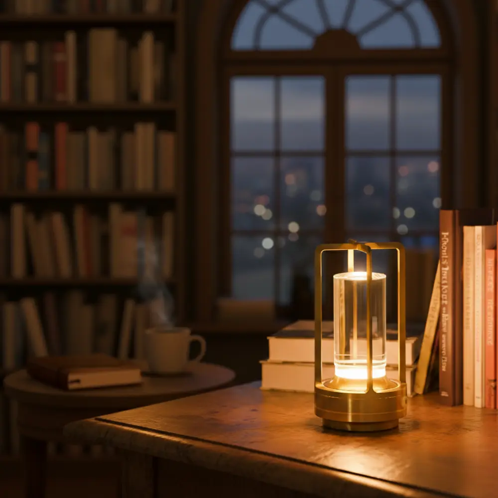 Cordless Crystal Table Lamp SwiftBeacon