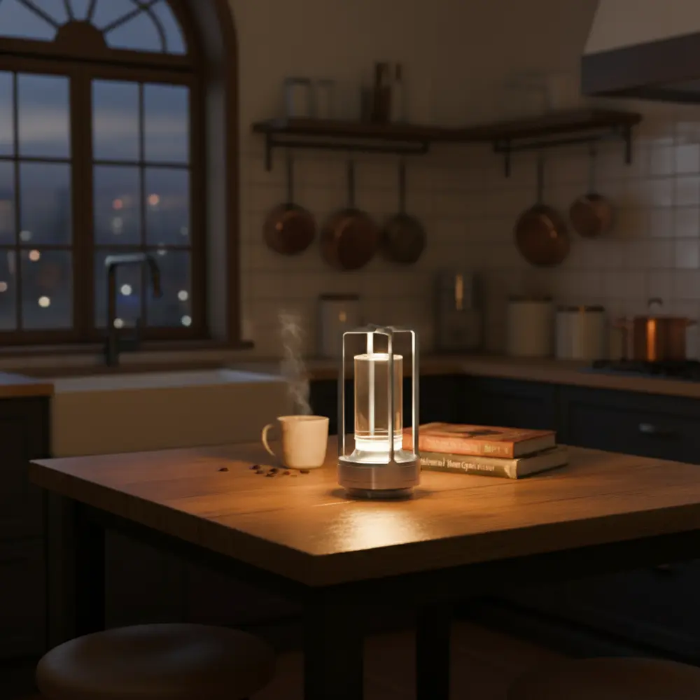 Cordless Crystal Table Lamp SwiftBeacon