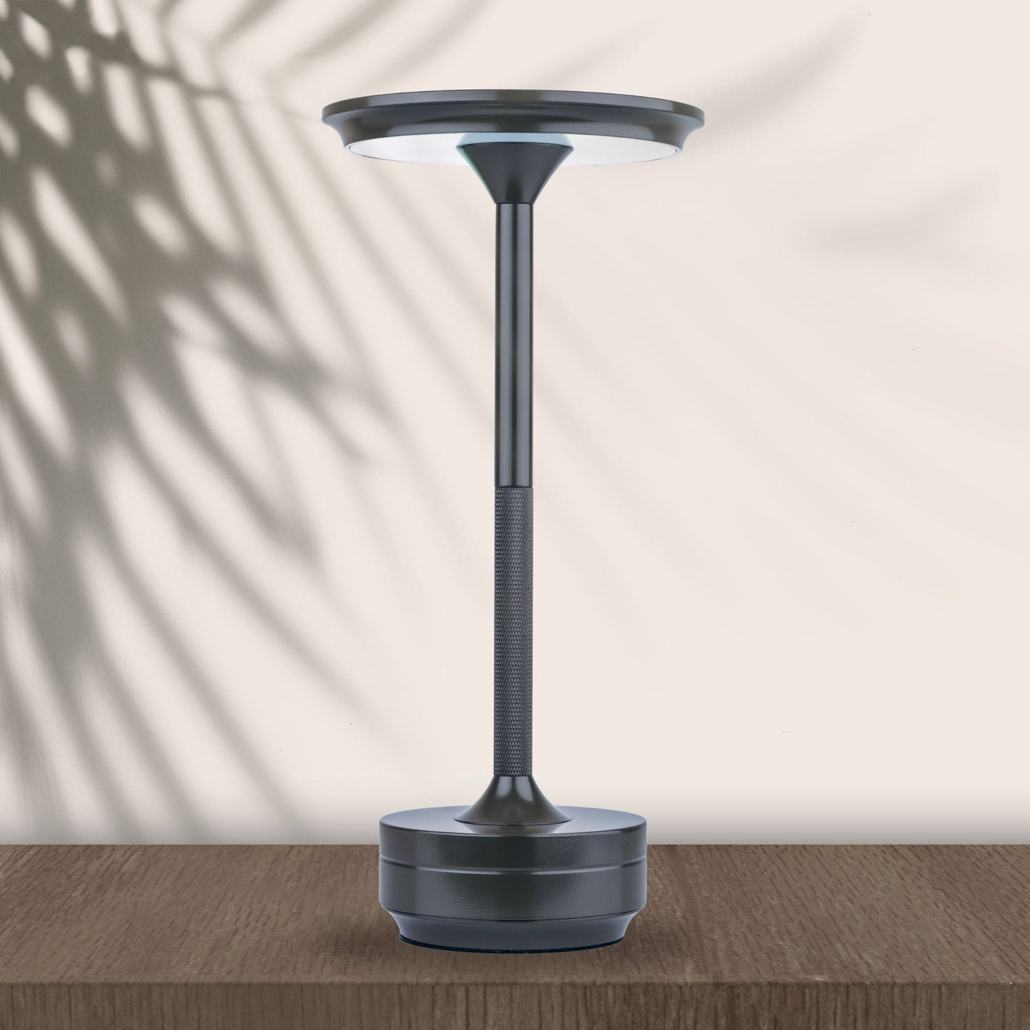 Black Rechargeable Touch Table Lamp