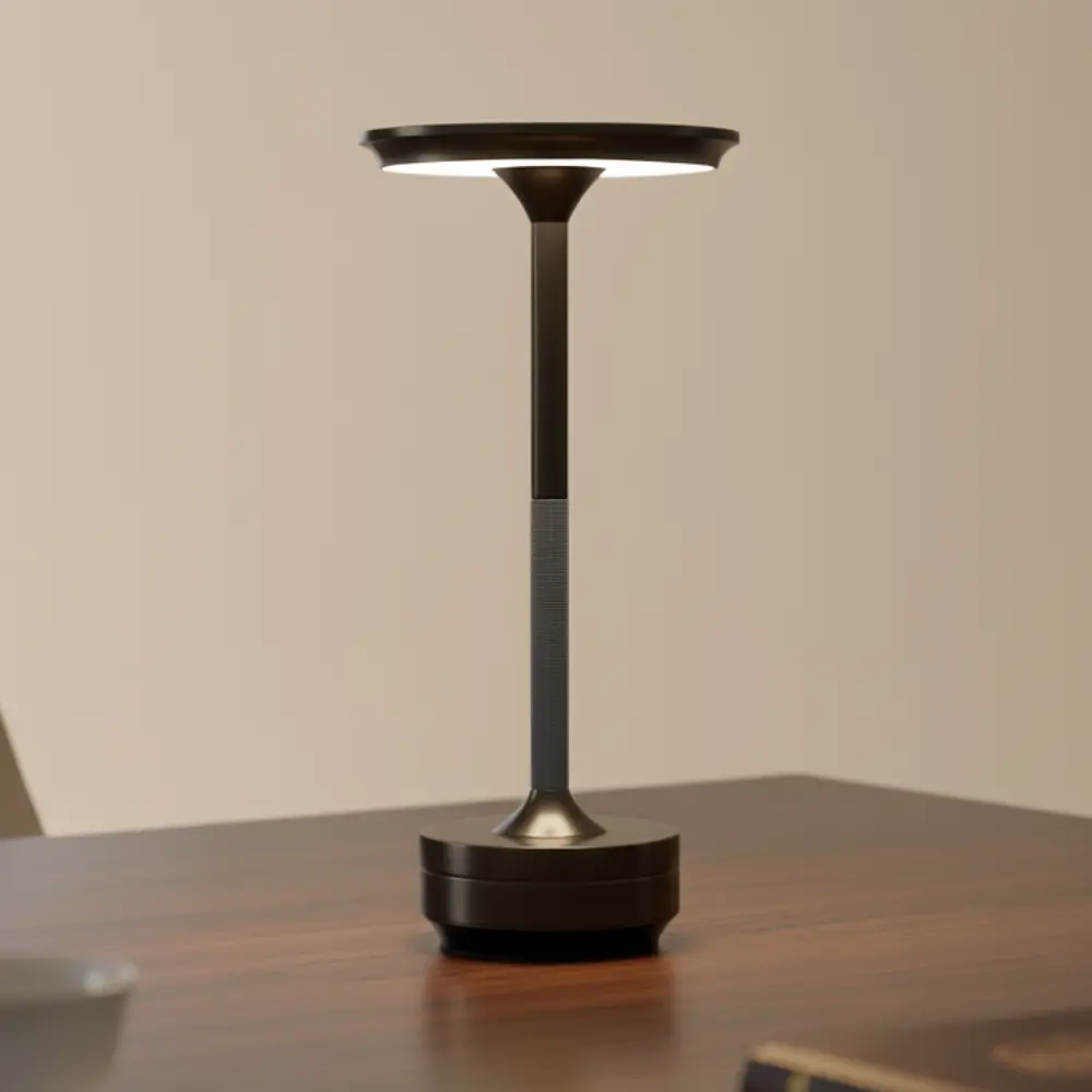 Black Rechargeable Touch Table Lamp SwiftBeacon