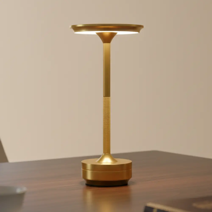 Gold Rechargeable Touch Table Lamp SwiftBeacon