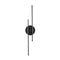 Dual Beam Wall Light Black