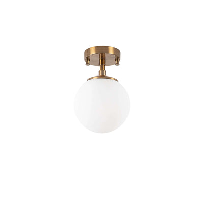 Frosted Sphere Ceiling Light