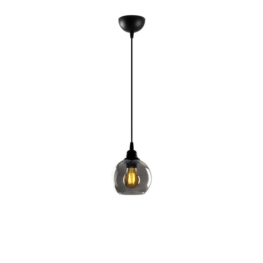 Fume Glow Pendant glass globe design for modern elegance and warm ambience.