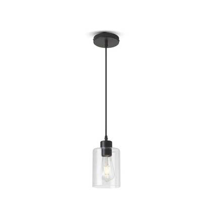 Farmhouse Black Glass Pendant Light Fixtures SwiftBeacon