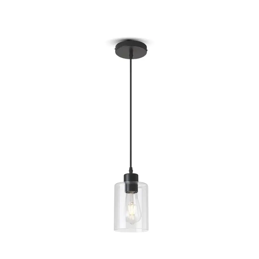 Farmhouse Black Glass Pendant Light Fixtures SwiftBeacon