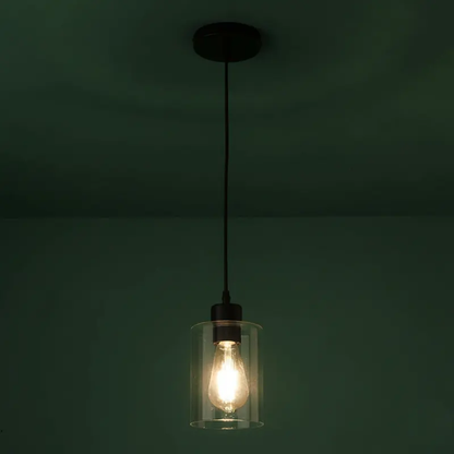 Farmhouse Black Glass Pendant Light Fixtures SwiftBeacon