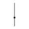 Minimalist Line Sconce Black