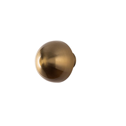 Radiant Sphere Wall Sconce in Brass Finish for Luxurious Ambiance