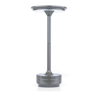 Silver Rechargeable Touch Table Lamp